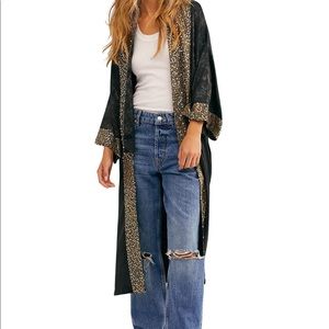 Free People Snake Charmer Duster Kimono One Size Brand New with Tags